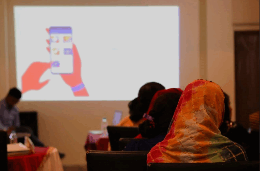 Frontline Worker Advisory Panel members gathered together, sharing insights and experiences to inform digital health solutions like the WellMe app.